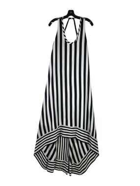 bcbg high low dress black Beaded High Low Gown